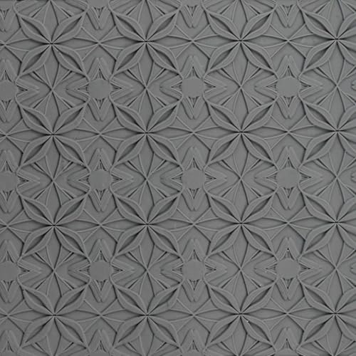 Lattice Bloom Clay Texture Roller 4" for Polymer Clay - color: Lattice Bloom Roller