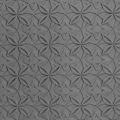 Lattice Bloom Clay Texture Roller 4" for Polymer Clay - color: Lattice Bloom Roller