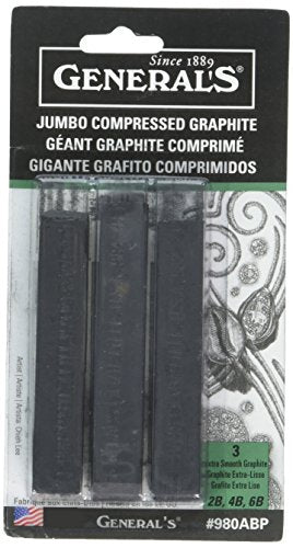 General's 980ABP Jumbo Graphite Sticks (3 Pack)