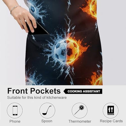 Chef Bib Apron for Restaurant, Anti-Stain with Pocket Adjustable, Cooking Dishwashing Lab Use - color: Style (546)
