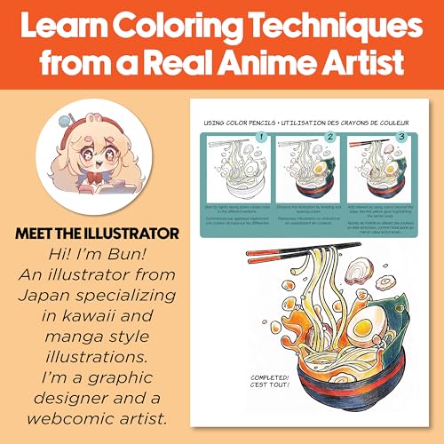 Faber-Castell Anime Drawing Kit: Japanese Adventures Edition | Step-by-Step Instruction Book with 20 Practice Pages, Color Pencil Set & Drawing Supplies for Kids, Summer Craft Supplies (1 Book) - style: Japanese Adventures Edition