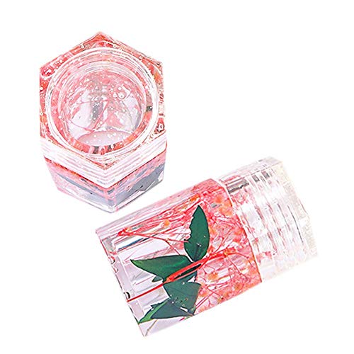 4 Style DIY Jewelry Resin Casting Molds Bottle Storage Jar with Lid Crystal Epoxy Mold Kit Handmade Craft Aromatherapy Candle Making Tool Clear Silicone Plaster Clay Mould （Hexahedron Bottle） - color: （Hexahedron Bottle）