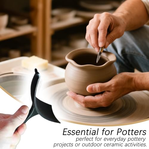 QZAVIRE Clay Centering Aid for Wheel Throwing - Beginner Potters Clay Tools & Wheel Throwing Assist, Portable Pottery Centering Tool for Home Kiln Studios Porcelain Making (1)