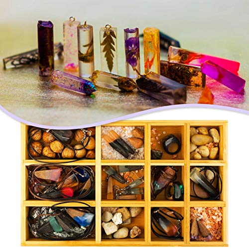 Patelai 10 Styles Pendulum Resin Molds Silicone Pendant Molds Epoxy Quartz Crystal Gemstone Multi-Facet Jewelry Molds for DIY Crafts Jewelry Decorations Making