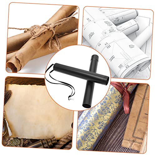 Telescoping Poster Tube Portable Storage for Art Drawings and and Water-resistant Design for Outdoor Transport and Artwork Protection Style