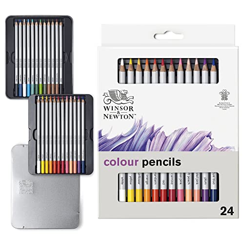 Winsor & Newton Studio Collection Artist Pencils, Color Pencils, Set of 24 - style: 24 Color Pencils