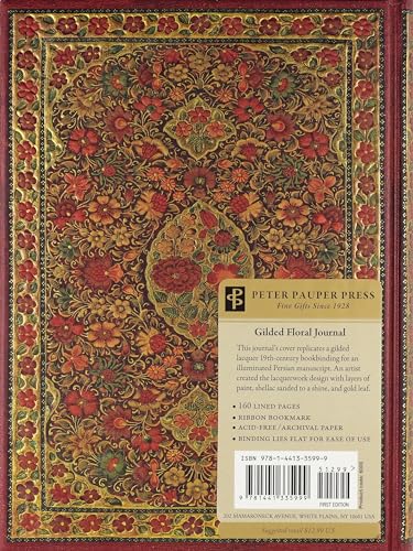 Gilded Floral Journal
