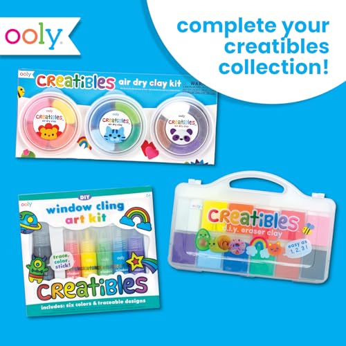 Ooly Air Dry Clay for Kids, 24 Colors Modeling Clay with 3 Shaping Tools, Play Dough Gifts for Kids, Craft Supplies - Creatibles - style: 24 Colors Complete Set