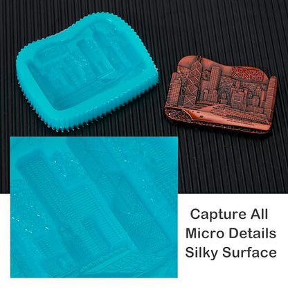 BBDINO Silicone Mold Making Kit Super Elastic Clear Liquid Silicone 1 Gal | 1:1 Mixing Self Degassing 3h Fast Cure Platinum Silicone for Mold Making Ideal for Molds Casting of Resin/Candle/Soap/Plaster - color: 141 Oz Clear