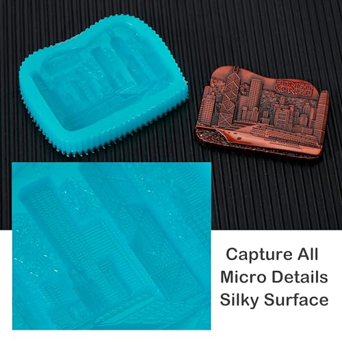 BBDINO Silicone Mold Making Kit Super Elastic Clear Liquid Silicone 1 Gal | 1:1 Mixing Self Degassing 3h Fast Cure Platinum Silicone for Mold Making Ideal for Molds Casting of Resin/Candle/Soap/Plaster - color: 141 Oz Clear