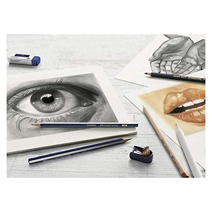 Faber-Castell Classic Sketch Set - 6 Piece Graphite & Pastel Pencil Sketching Set