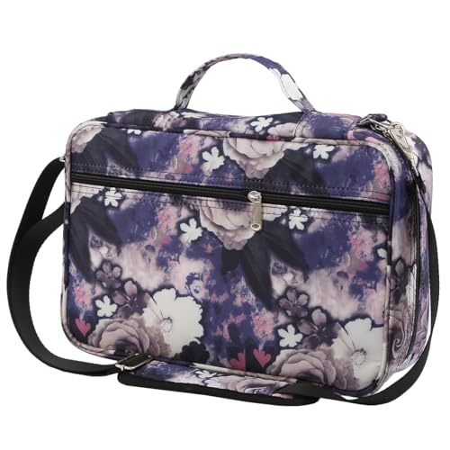 Colored Pencil Case 100 Slots hold 300 pc Pencils Organizer Large Capacity with Handy Wrap Portable Multilayer Holder for Watercolor Pencils & Gel Pen Markers（Gery Rose） - color: Gery Rose