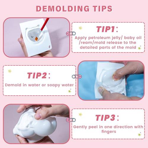 Taba Squishy Kit 16 OZ Liquid Silicone for Squishy Making Kit Fufu Squishies Making Kits Silicone Rubber DIY Decompression Gift