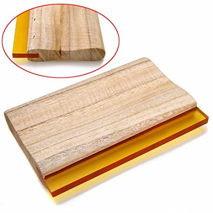 Silk Stencil Screen Printing Squeegee Wood Screen Ink Scraper (39 inch (1m) Oiliness Squeegee - 75 Durometer) - size: 39 inch (1m) Oilifness Squeegee - 75 Durometer
