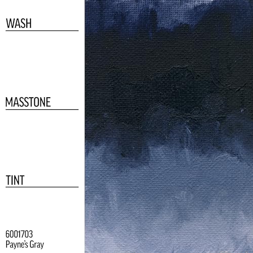 Williamsburg Artist Oil Colors by GOLDEN, Payne's Gray, 37 ml tube, Professional Oil Paint, Semi-Opaque - color: Payne's Gray, size: 1.25 Fl Oz (Pack of 1)