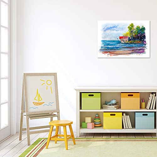 GOTIDEAL Canvases for Painting, 18x24 inch of 5 Pack, Professional Primed White Blank Flat Canvas - 100% Cotton Artist Canvas Boards for Acrylics Painting, Oil,Tempera - size: 18"x24"