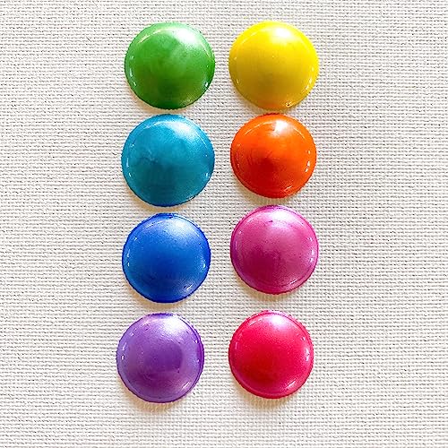 milo Washable Paint | Sparkle Pearlescent Tempera | Set of 8 Colors 8 oz Bottles | Made in the USA | Washable and Non-Toxic Glitter Arts & Crafts Poster Paints for Classroom, School, Project - style: Sparkle Pearlescent 8 x 8 oz Bottles