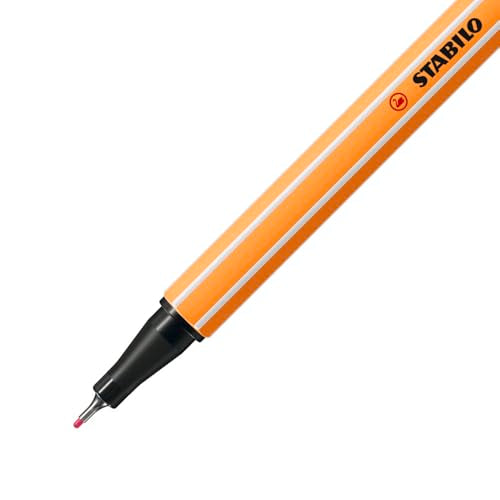STABILO - point 88 - Fineliner - Pack of 8 - Assorted Pastel Shades - size: 8 Count (Pack of 1)