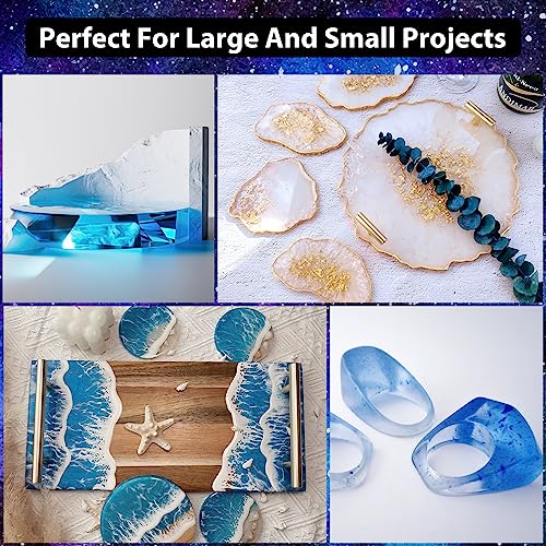 KISREL Epoxy Resin 82OZ - Crystal Clear Epoxy Resin Kit - No Yellowing No Bubble Art Resina Casting for Art Crafts, Jewelry Making, Wood & Molds(41OZ x 2) - size: 82OZ