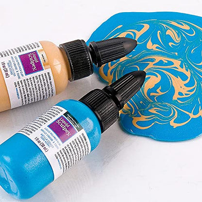 Polyform Liquid Sculpey Liquid Polymer Oven-Bake Clay, Translucent, 2 oz. bottle, Great for jewelry, holiday, DIY, mixed media, window clings, home décor and more! Great for beginners to artists!