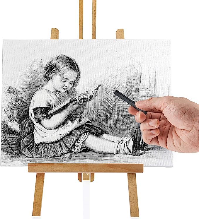 6Pcs Compressed Charcoal Sticks Soft Medium Hard Grade Graphite Sticks Vine Charcoal Sticks for Drawing Charcoal Drawing Set For Sketching Shading Sketch Tools Art Supplies Kits For Beginners Artists