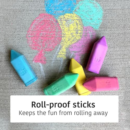 Urban Infant Non-Toxic Sidewalk Chalk for Toddlers 1-3 and Kids - Washable Outdoor Jumbo Chalk - Birthday - color: Birthday
