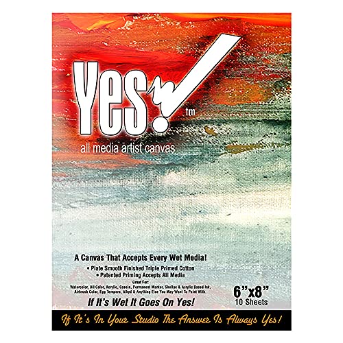Yes! Canvas Pad 6x8" - size: 6" x 8"