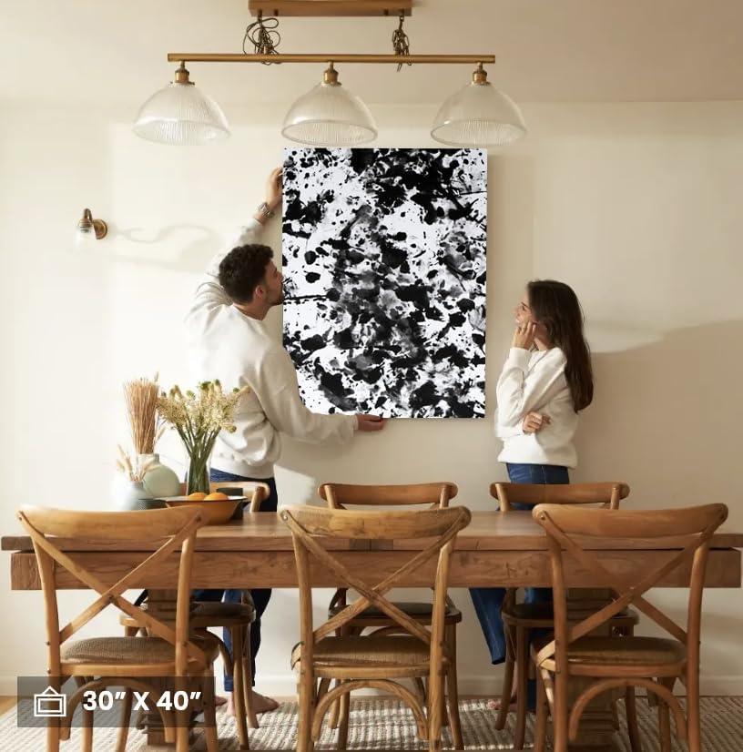 Love is Art - The Original Couples Paint Kit for Date Night - Romantic Engagement Gift for Couples, Wedding & Engagement Gifts for Him & Her, DIY Canvas Art Experience