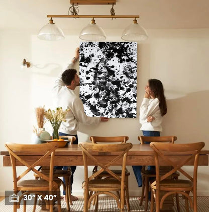Love is Art - The Original Couples Paint Kit for Date Night - Romantic Engagement Gift for Couples, Wedding & Engagement Gifts for Him & Her, DIY Canvas Art Experience