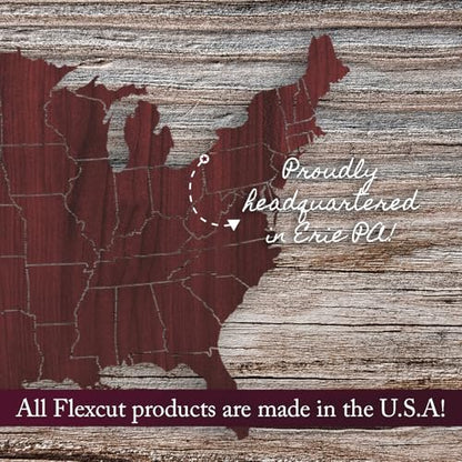 FLEXCUT Wood Carving Tools | Right-Handed V-Scorp | Gouge for Carving | 1/4 Inch, 70 Degree | KN24 | 1095 High Carbon Steel Blade | Made in the U.S.A. - style: 70 deg Right-Handed Scorp