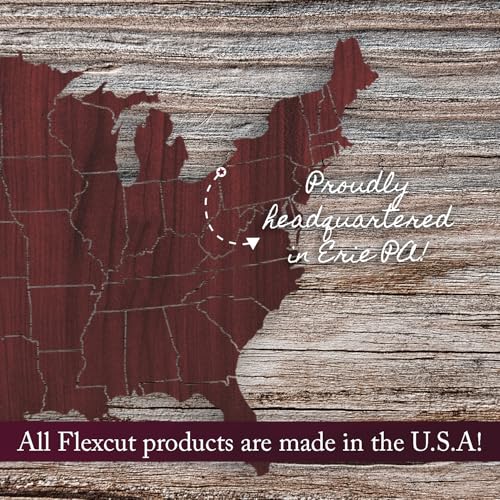 FLEXCUT Wood Carving Tools | Left-Handed V-Scorp | Carving Gouge | 1/4 Inch, 70 Degree | 1095 High Carbon Steel Blade | Ergonomic Ash Hardwood Handle | KNL24 | Made in the U.S.A. - style: 70 deg Left-Handed Scorp