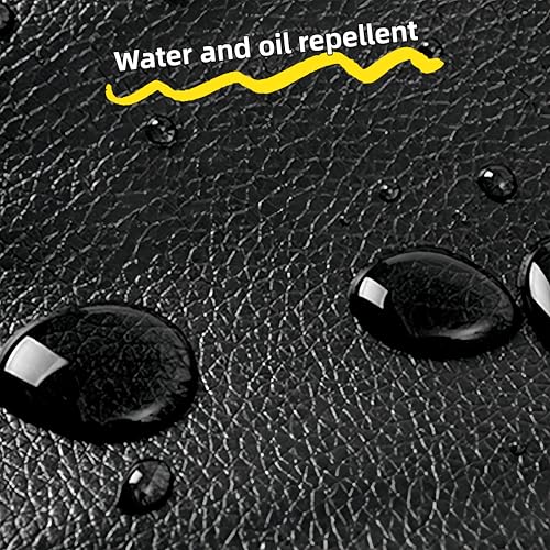 Black water proof apron, extra long adjustable rubber laboratory aprons, used for dishwashing, cooking, gardening - size: 30.7*26.7in