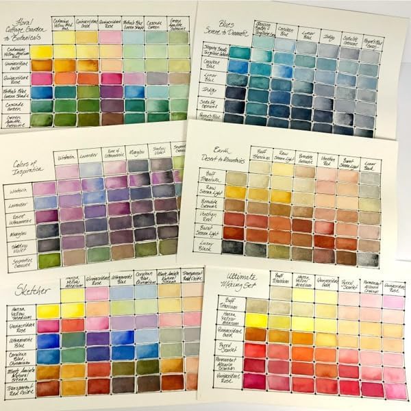 DANIEL SMITH Extra Fine Watercolor Half Pan 24 Color Set V2