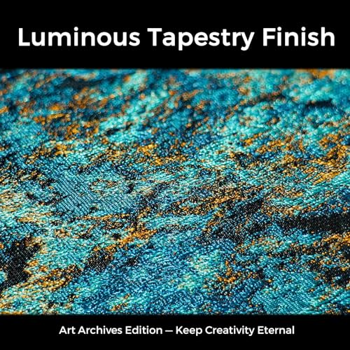 Funto Watercolor Journal, 6.3x6.3, 24 Sheets, 100% Cotton Cold Press, 300gsm/140lb, Inner Paper Pocket, Art Supplies for Mixed Media - color: Blue Gold Marble