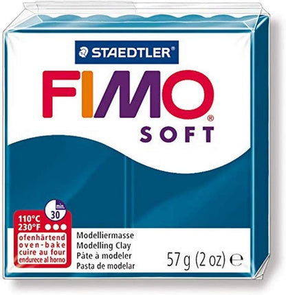 FIMO Soft & Effect Polymer Oven Modelling Clay - 57g - Set of 4 - The Snow & Ice Collection