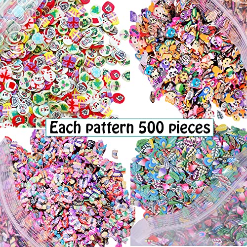 EHOPE Fruit Slices Polymer Clay Slice Fruit Nail Art Slices for Nail Art and Cellphone Decorations （5000 PCS）