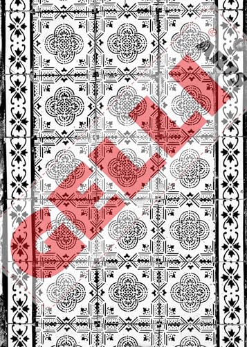 Gelli Arts Image Transfer Printables Lisbon Tiles - 20 Tile Images Included, Use Gel Plates, Great for Teachers and Students of All Ages - color: Image Transfer Printables - Morrocan Tiles
