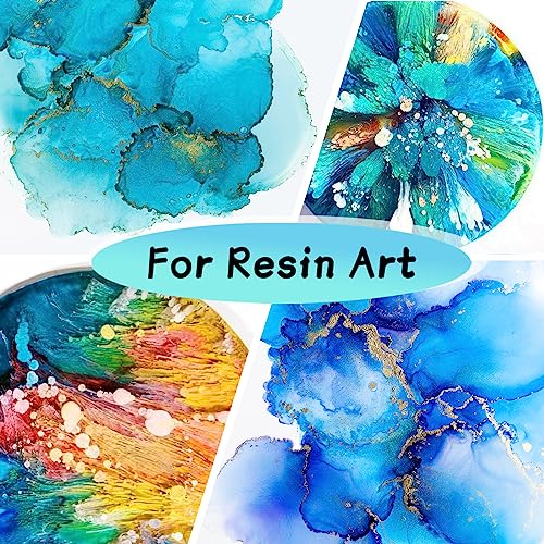 Alcohol Ink Set – 70 Bottles Vibrant Colors High Concentrated Alcohol-Based Ink, Concentrated Epoxy Resin Paint Colour Dye, Great for Resin Petri Dish, Painting, Coaster,，10ml Each