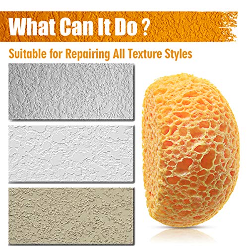 LAVEVE Knockdown Texture Sponge for Wall and Drywall Patch/Repair - Home Decor DIY Painting Ceiling Wall Texture - 2 Pcs