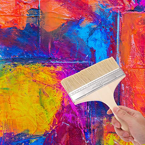 Homoyoyo 5pcs Thickened Handle Paint Brush Watercolor and Oil Painting Includes and Brushes Durable and Versatile Painting Tools for Artists and DIY Projects