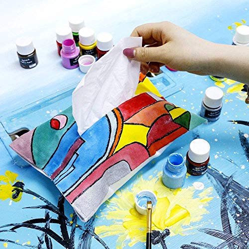 Mont Marte Signature Fabric Paint, 36pc x 20ml (0.7oz), Suitable for DIY Fashion and Homewares - color: 36 colors