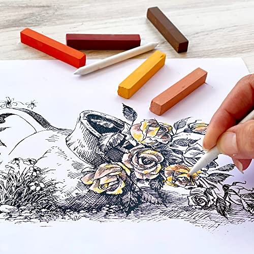 ArtSkills Sketch Kit, Art Sets for Adults with Pencil Set and Charcoal Art Supplies, Shading Pencils for Sketching, Charcoal for Drawing, Professional Drawing Pencils, 39 Pc