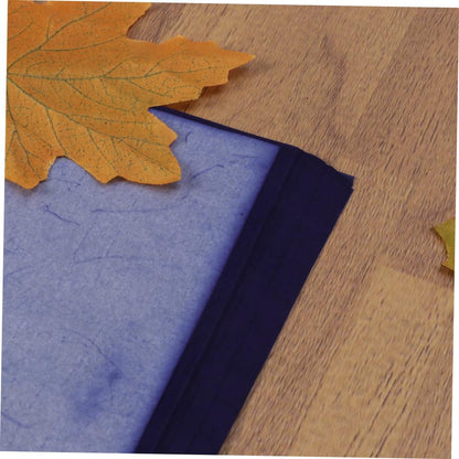 Angoily 100pcs Graphite Carbon Transfer Paper for Tracing Painting Carbon Coated Paper Canvas - color: Blue