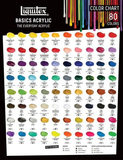 Liquitex BASICS Acrylic Paint, 118ml (4-oz) Tube, Brilliant Purple - color: Brilliant Purple, size: 4 Fl Oz (Pack of 1)