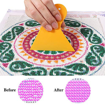 5D Diamond Painting Roller and Fix Tools,Unime Ideal Aligning Repair Pressing Accessories Tools for Full Drill Diamond Painting Kits for Adults (2 Pack)