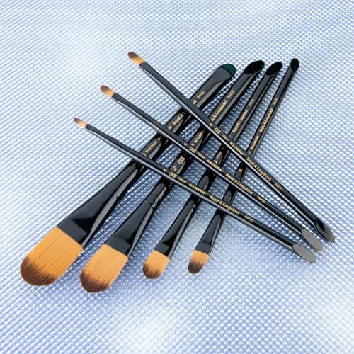Royal & Langnickel Majestic Filbert and Oval Wash Artist Brush Set, 7-piece - size: Set of 7