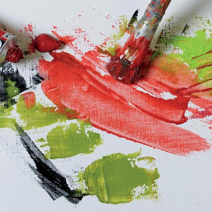 Canson Figueras Oil & Acrylic 290gsm Paper pad Including 10 Sheets, Size:33x24cm, Canvas-Like Texture - size: 33x24cm,