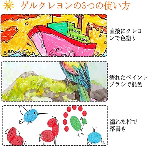 Shuttle Art 117 PCS Small Block Polymer Clay Kit 48 Colors Gel Crayons for Toddlers