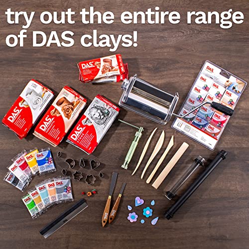 DAS Air-Hardening Modeling Clay - Stone Air Dry Clay 2.2lb Block - Pliable Air Clay for Sculpting and Coating - Introductory Air Dry Modeling Clay for All Ages - Molding Clay for Sculpting and More