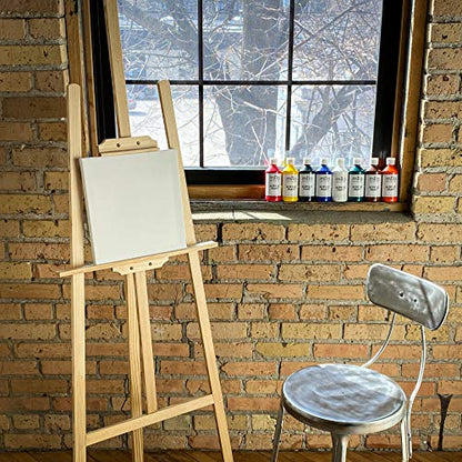 milo Stretched Artist Canvas | 12x12 inch | Value Pack of 8 Canvases for Painting, Primed & Ready to Paint Art Supplies for Acrylic, Oil, Mixed Wet Media, & Pouring, 100% Cotton with Pine Wood Frame - size: 12" x 12"